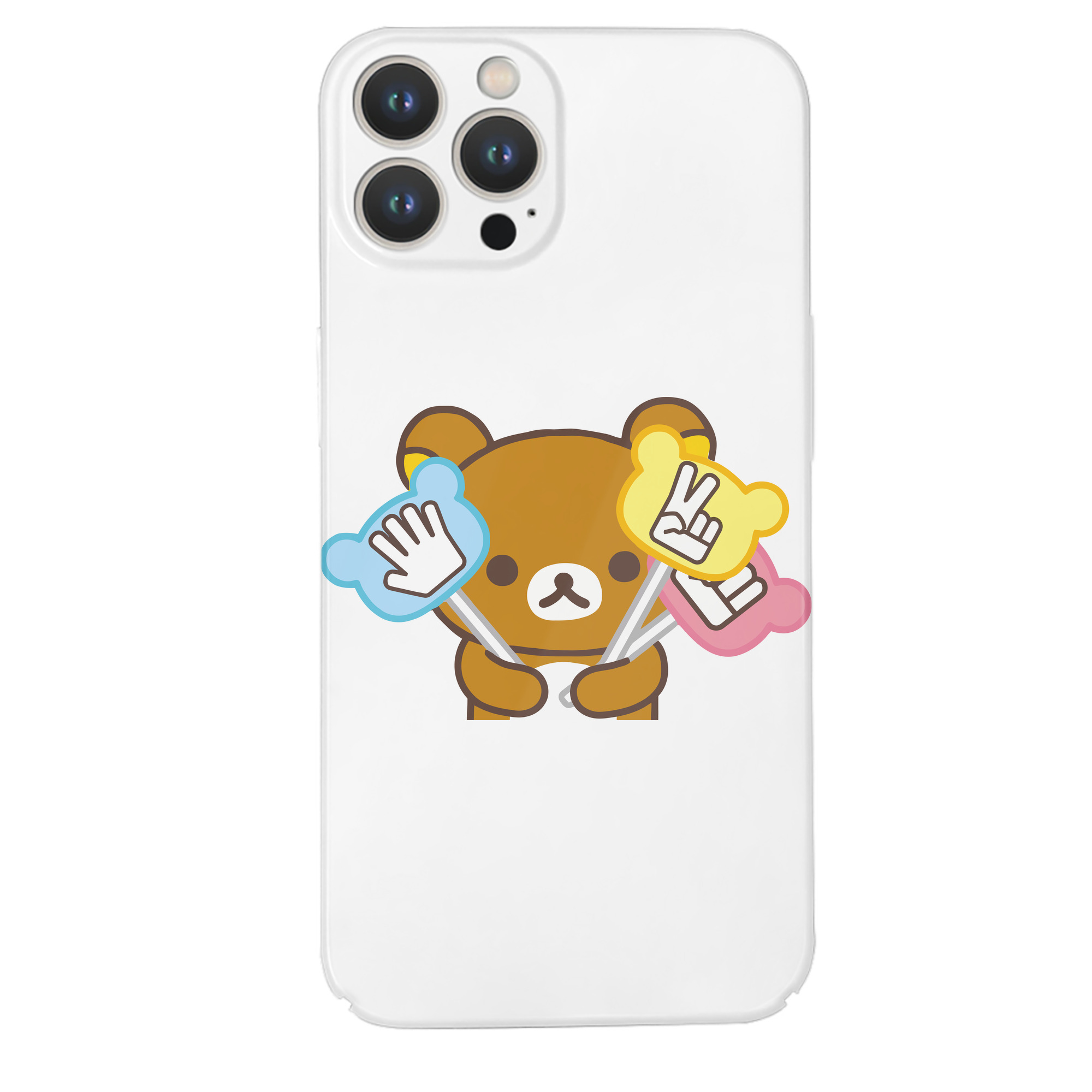 （画像用） リラックマ リラックマ キイロイトリ Rilakkuma Korilakkuma Kiiroitori 【iPhone 14シリーズ対応】ハードケース